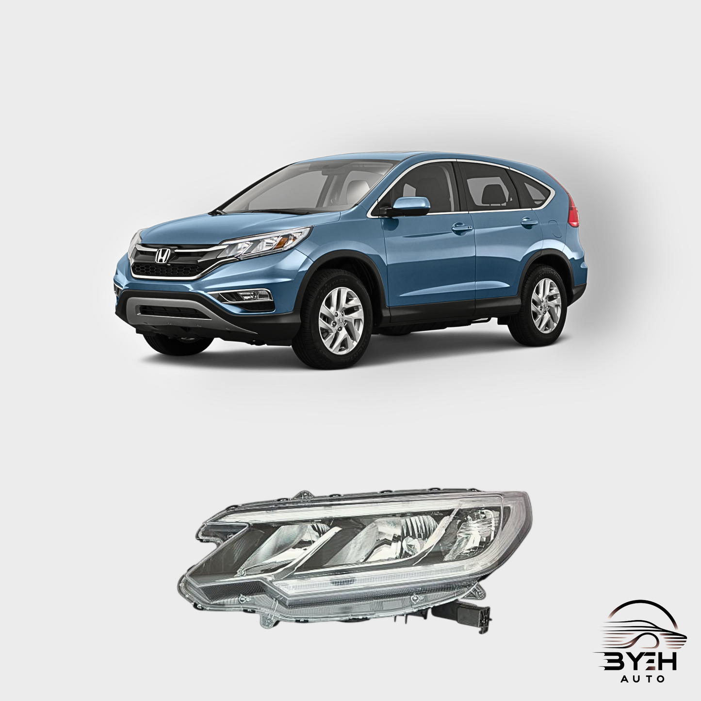 2015-2016 Honda CR-V 4th Generation Headlight - Single Unit