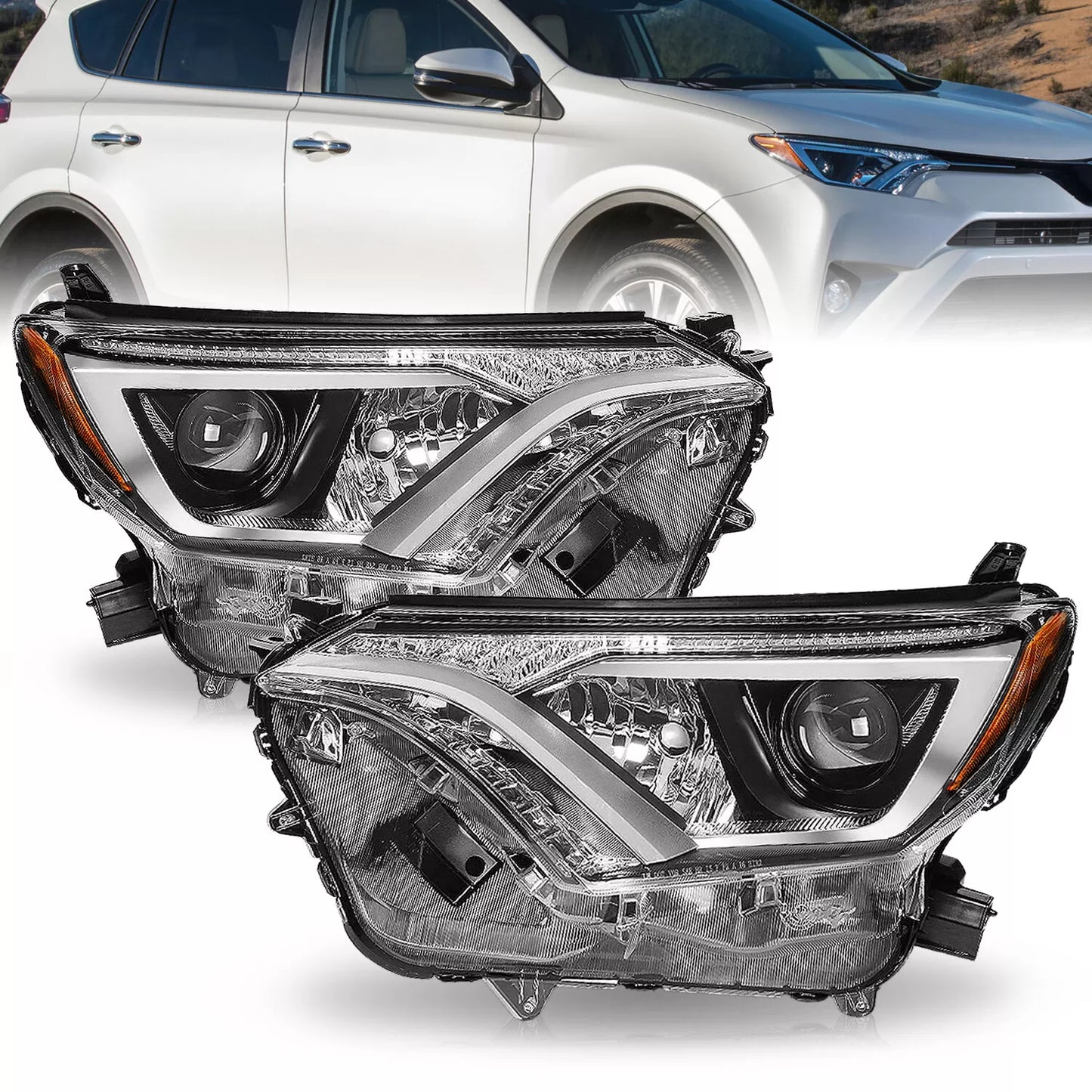 Genuine Quality Toyota RAV4 Headlight Assembly (2016-2019)