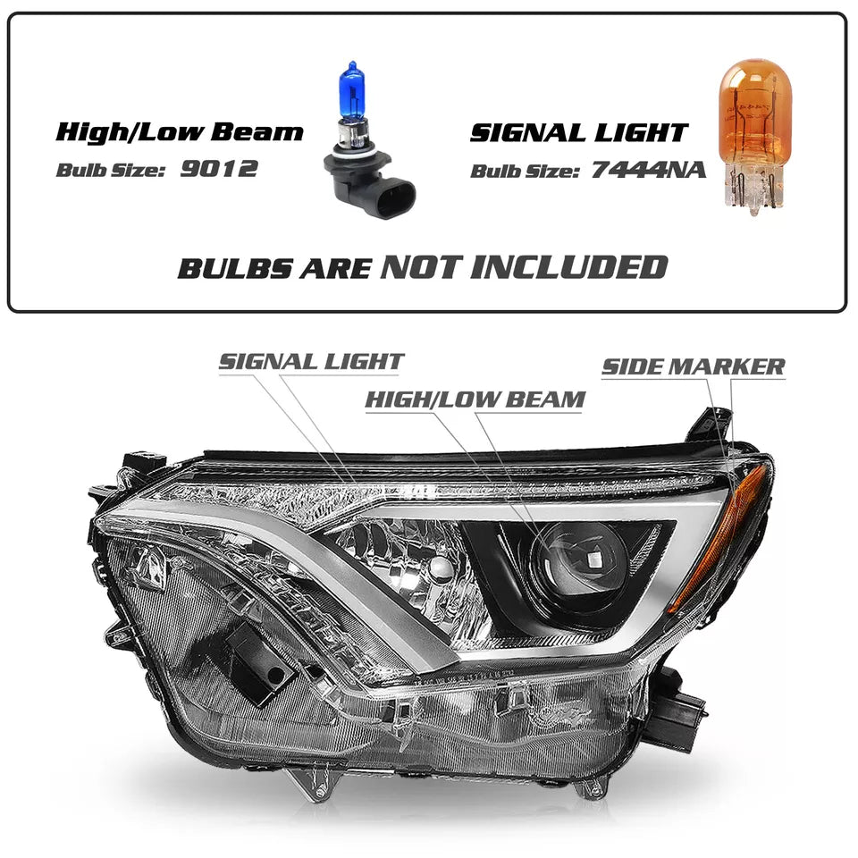 Genuine Quality Toyota RAV4 Headlight Assembly (2016-2019)