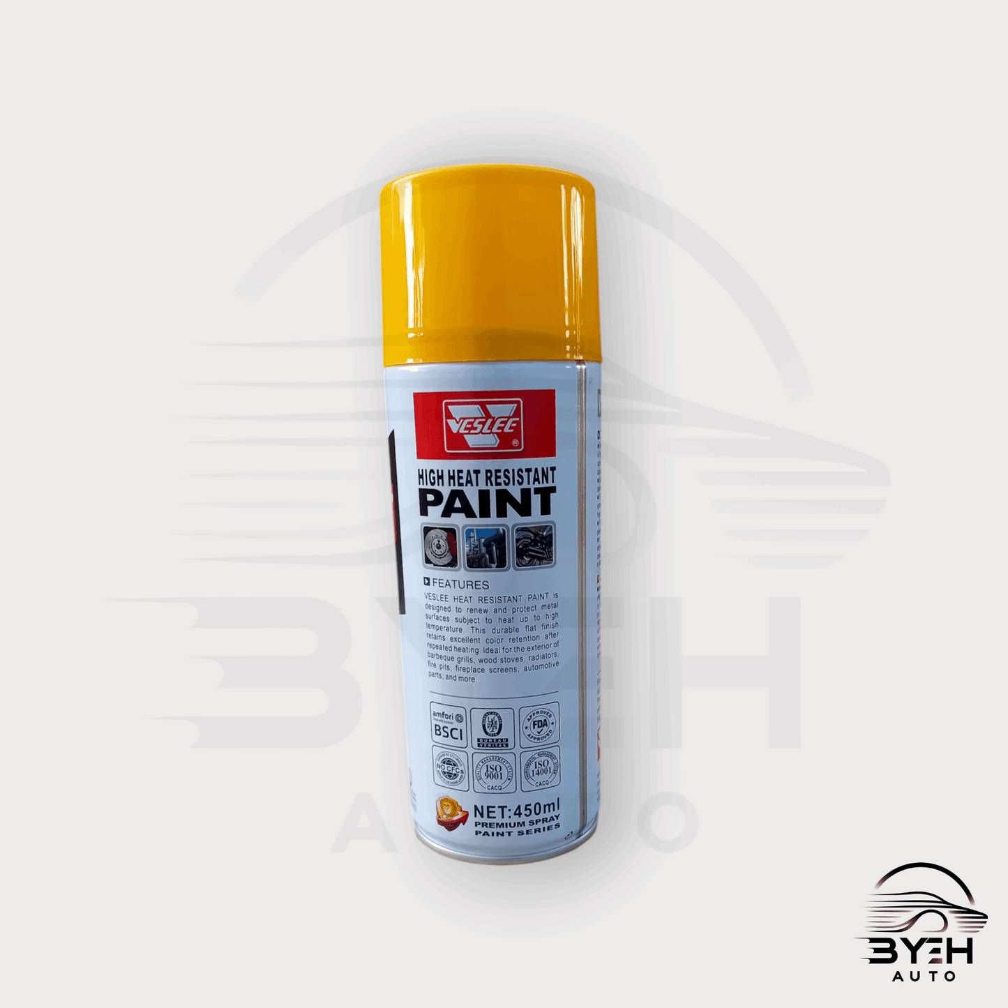 Veslee Heat Resistant Spray Paint
High-Temperature Protection for Various Surfaces - BYEH AUTO