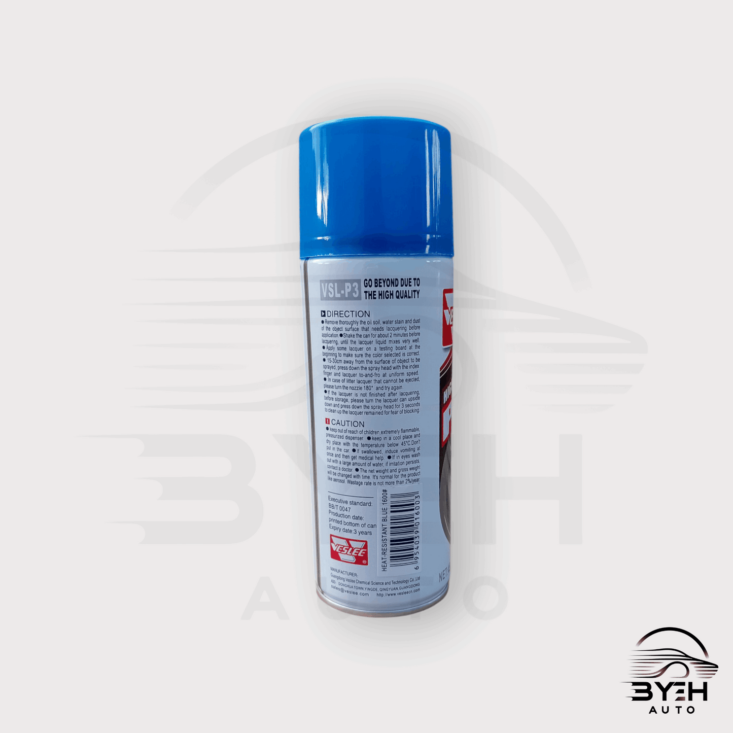 Veslee Heat Resistant Spray Paint
High-Temperature Protection for Various Surfaces - BYEH AUTO