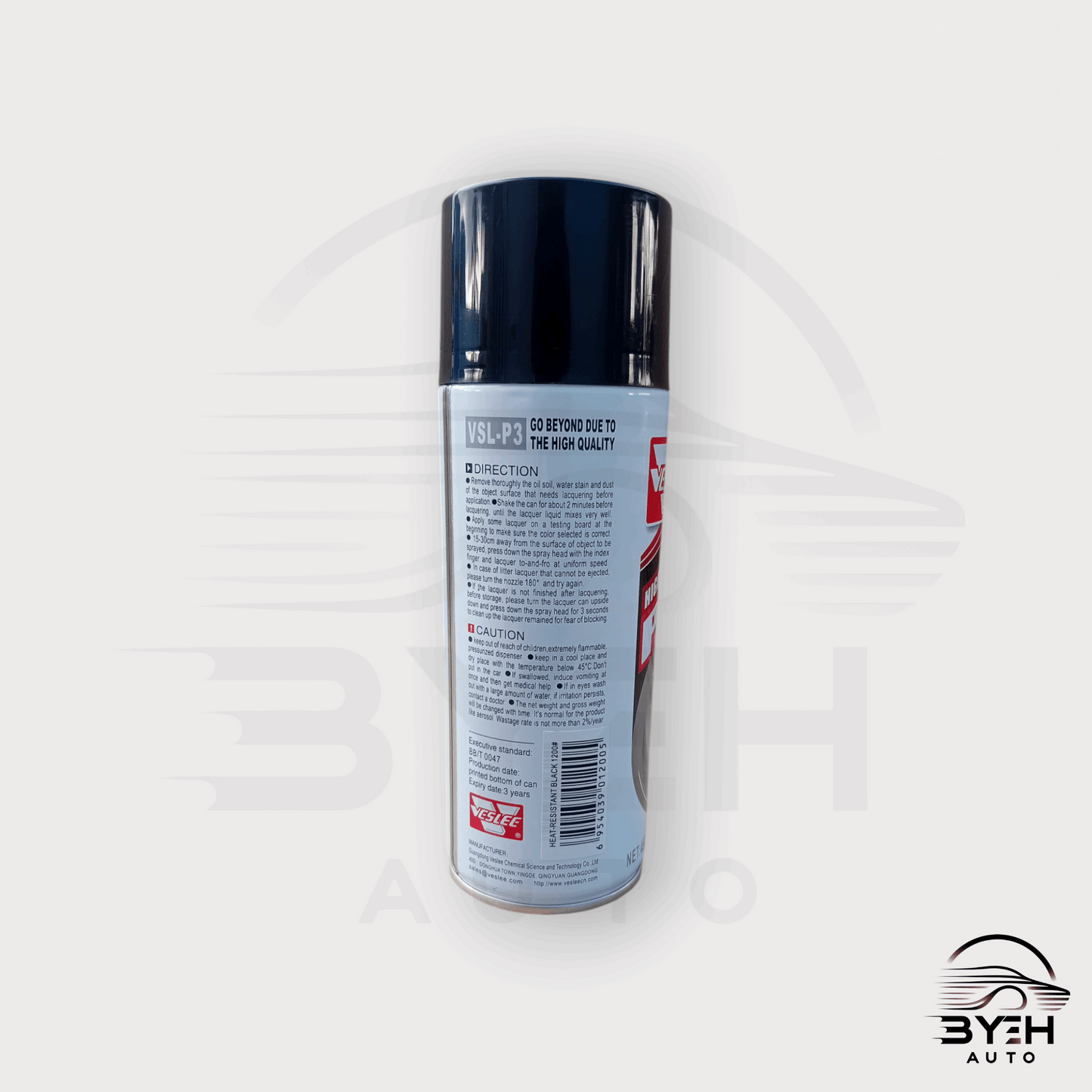 Veslee Heat Resistant Spray Paint
High-Temperature Protection for Various Surfaces - BYEH AUTO