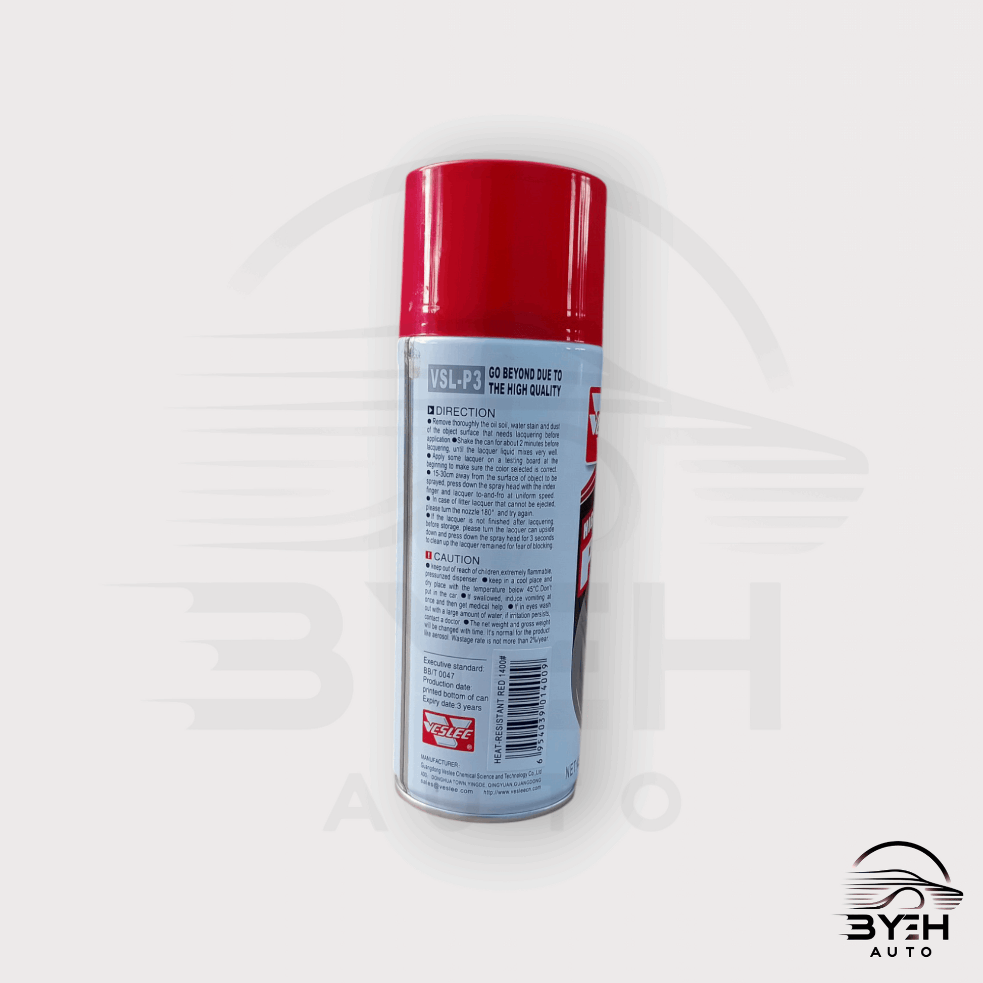 Veslee Heat Resistant Spray Paint
High-Temperature Protection for Various Surfaces - BYEH AUTO