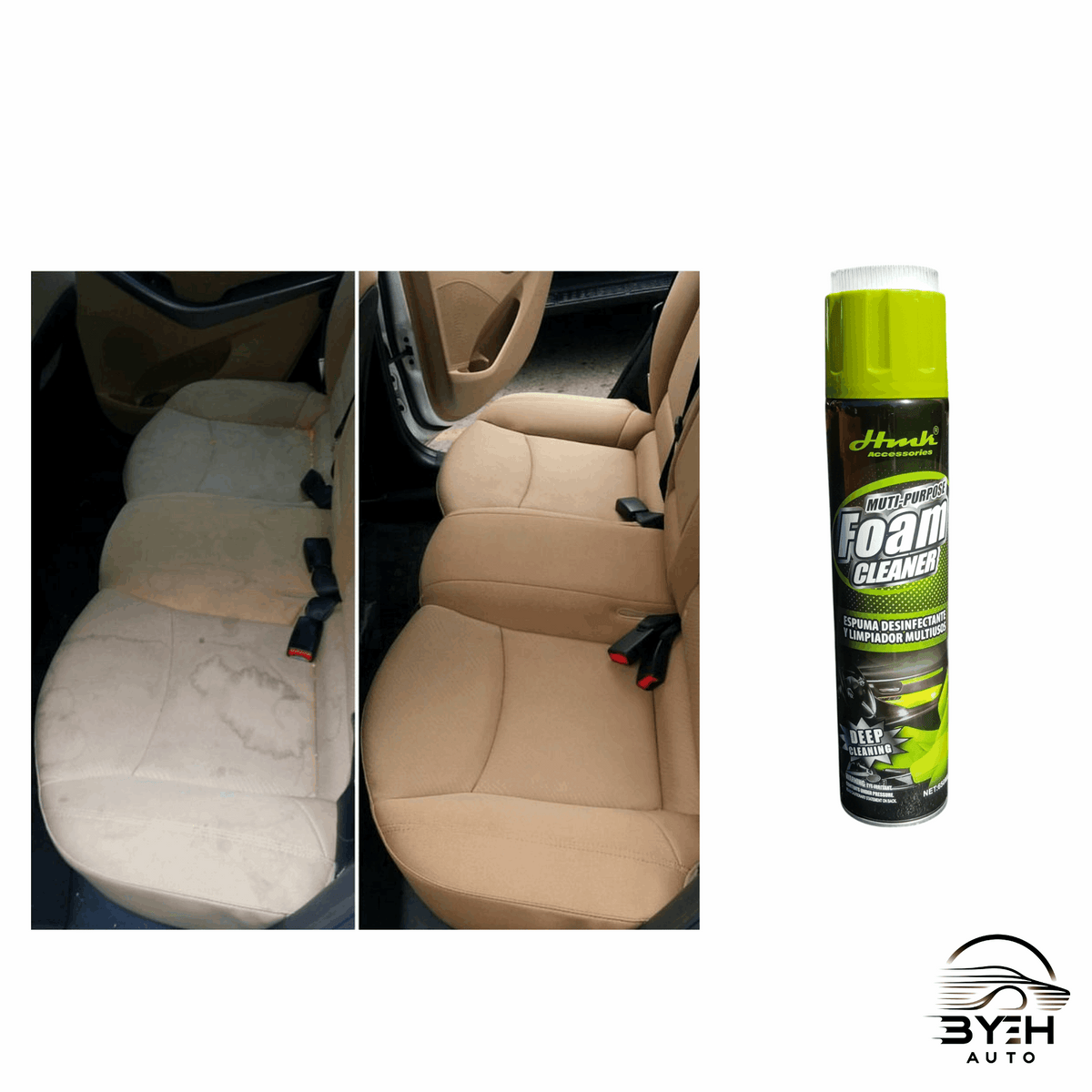 Deep Cleaner F 🔥 DEEP CLEANING MULTI-PURPOSE FOAM CLEANER 650ML 🚮 – BYEH AUTO