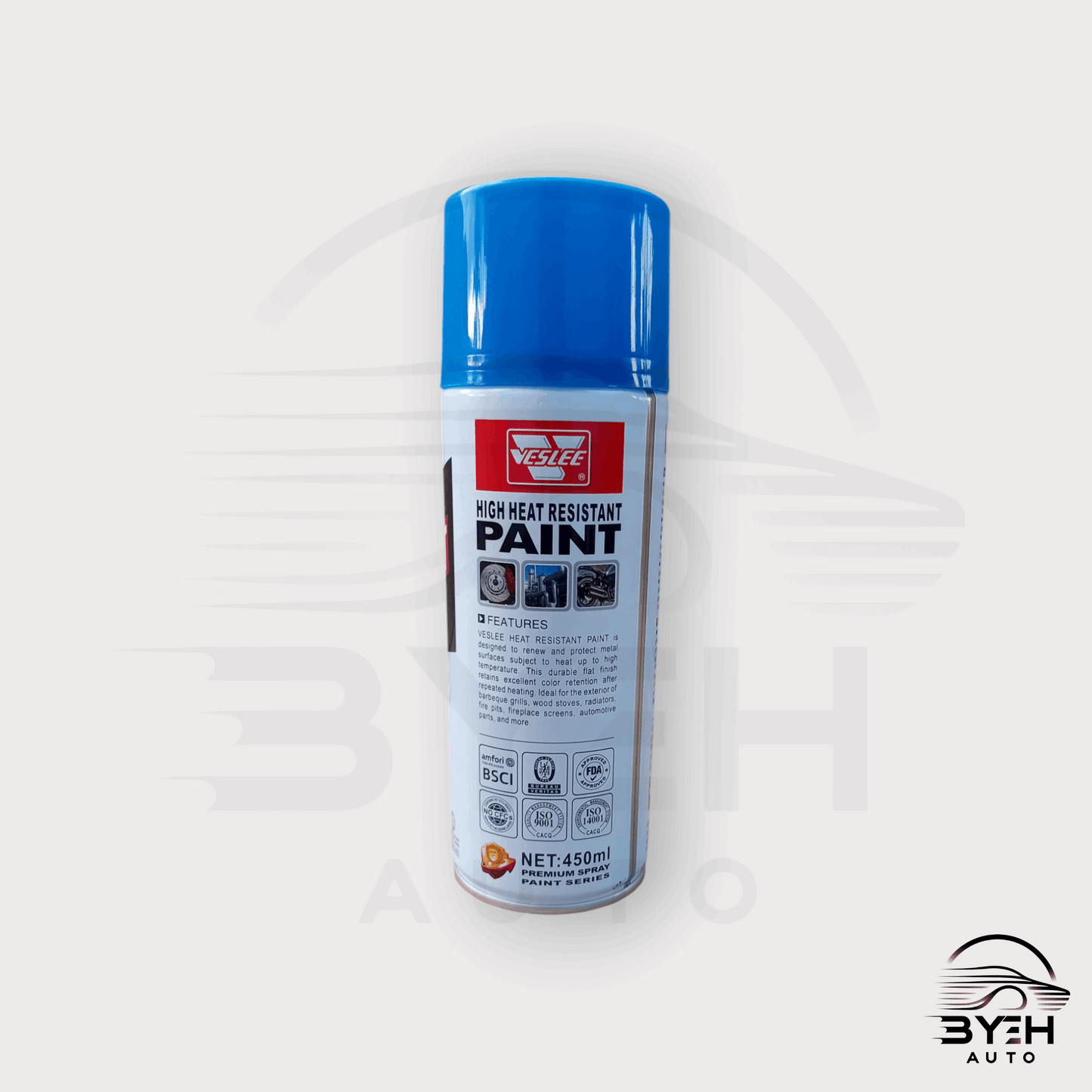 Veslee Heat Resistant Spray Paint
High-Temperature Protection for Various Surfaces - BYEH AUTO