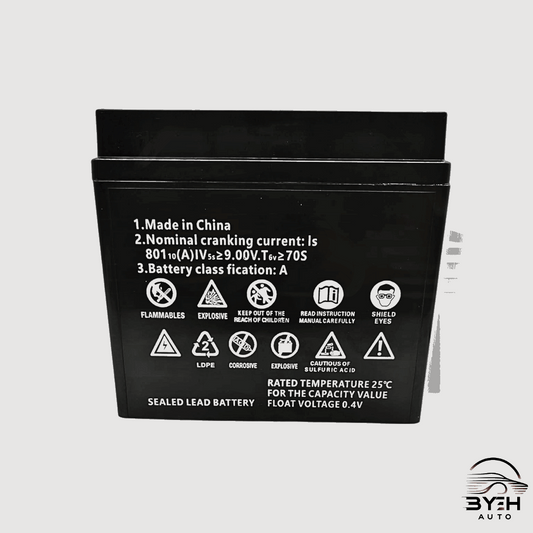 Motorcycle Battery 12N9-BS - BYEH AUTO