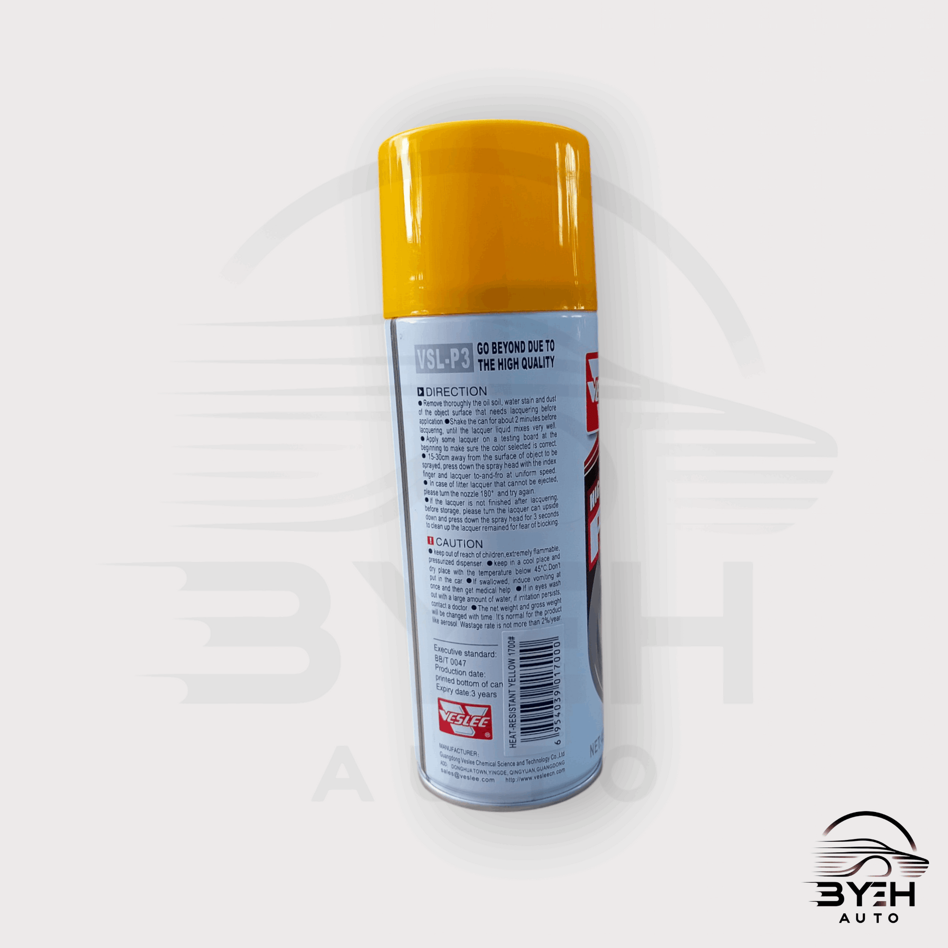 Veslee Heat Resistant Spray Paint
High-Temperature Protection for Various Surfaces - BYEH AUTO