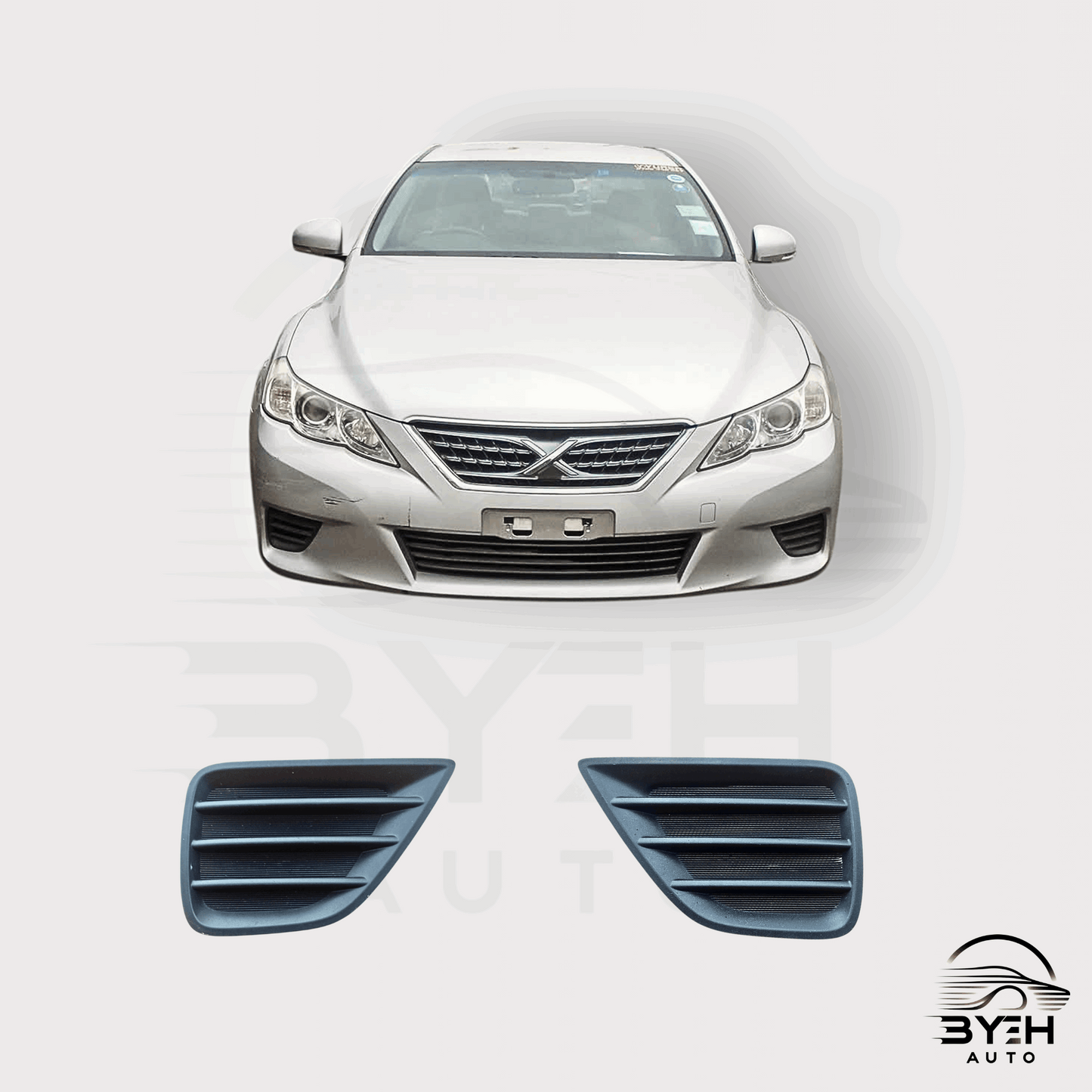 2010 - 2012 Toyota Mark X Front Bumper Hole Cover - High-Quality Replacement - BYEH AUTO