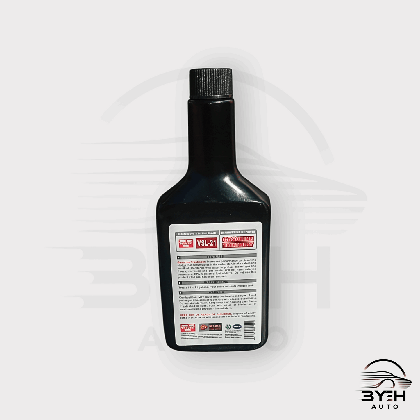 GAS FUEL TREATMENT 355ml - VESLEE - BYEH AUTO
