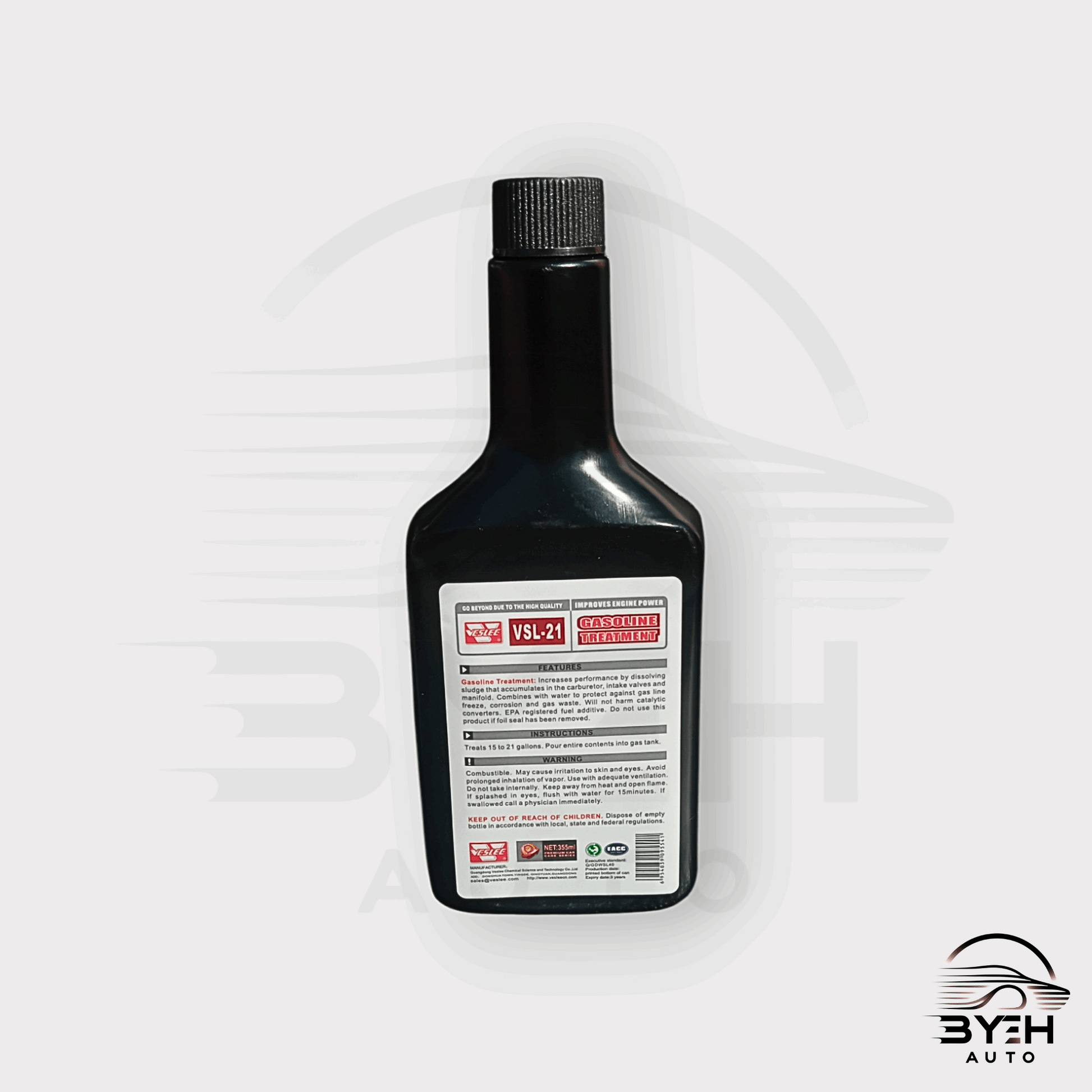 GAS FUEL TREATMENT 355ml - VESLEE - BYEH AUTO