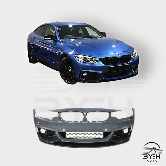 2014-2020 BMW F32 4-Series Performance Style Front Bumper Fog Type