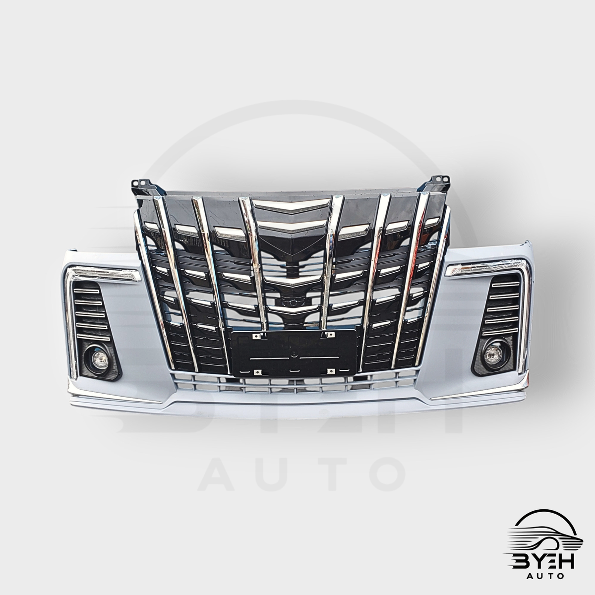 2004–2025 Toyota Hiace H200 Front Bumper – Alphard Style