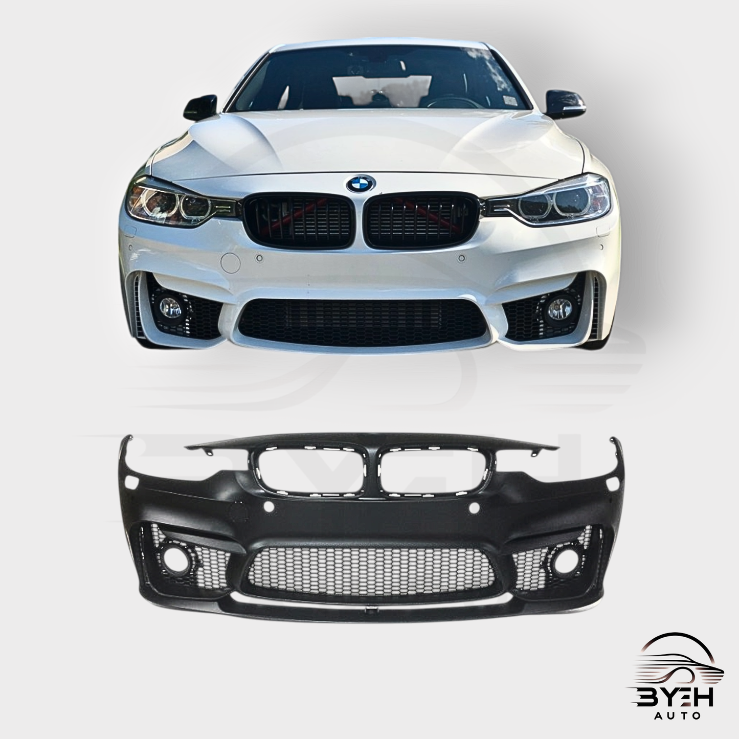 2012-2018 BMW F30 3 Series M3 Style Front Bumper W/ M3 Front Lip