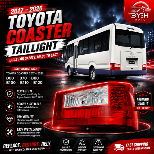 2017 – 2026 Toyota Coaster Tail Light B60 / B70 / B80 / B100 / B110 / B120