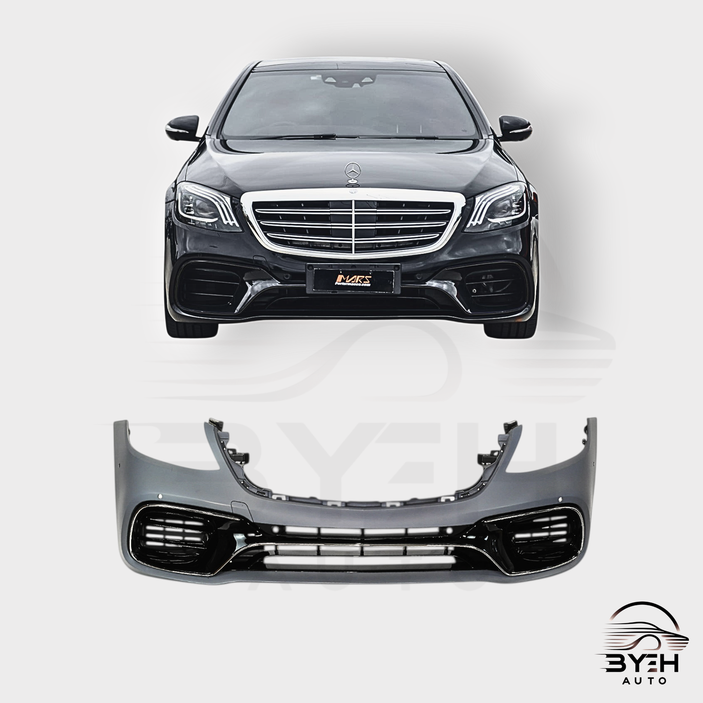 2018-2020 Mercedes Benz S Class W222 S63 Style Front Bumper