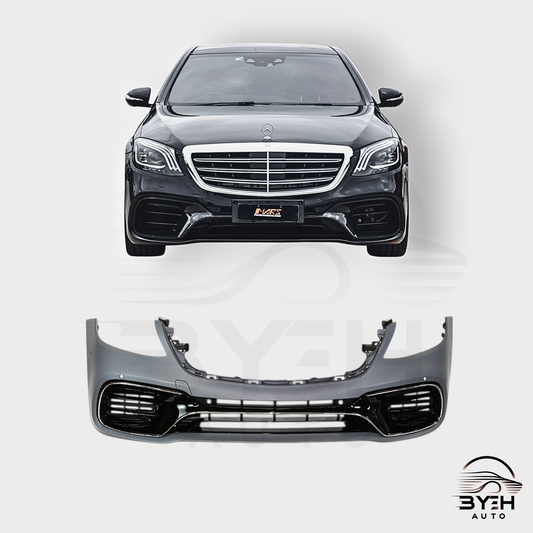 2018-2020 Mercedes Benz S Class W222 S63 Style Front Bumper