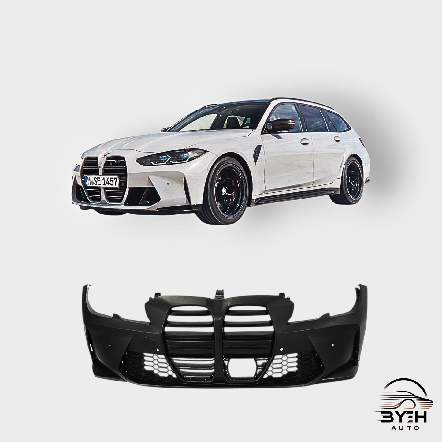 2019-2021 PRE-LCI G20 BMW  3 Series, M3 Style Front Bumper