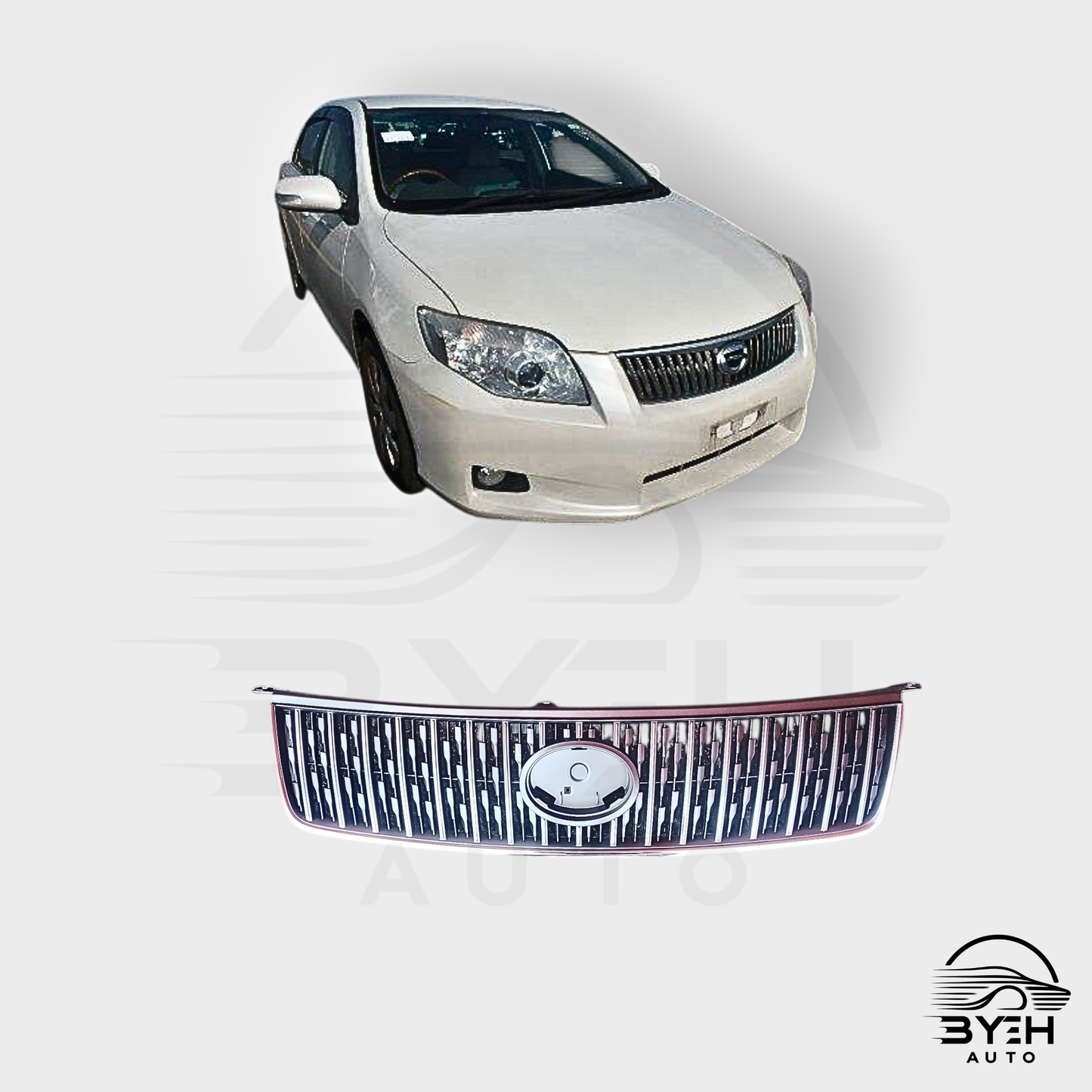 2006–2012 Toyota Axio ZRE144 Front Upper Bumper Grill