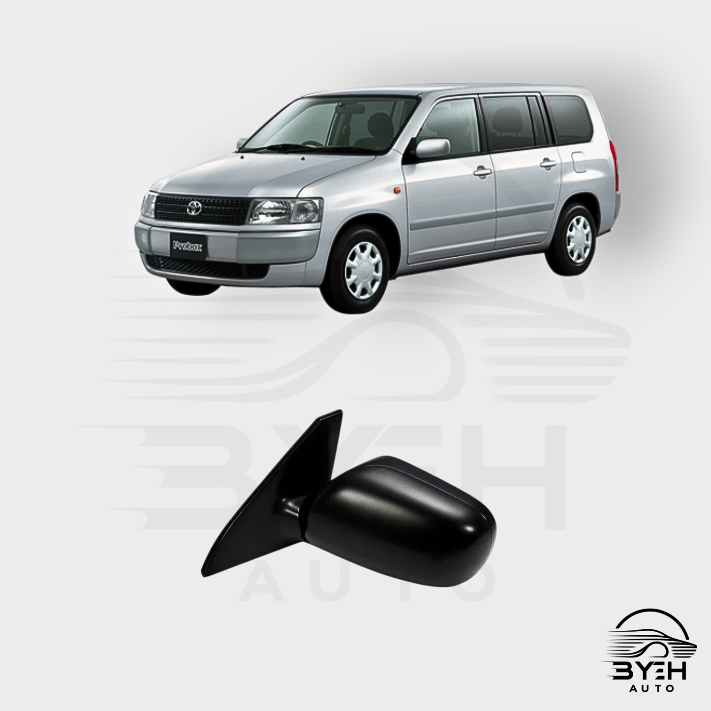Toyota Probox/Succeed Semi-Powered Side Mirror Assembly NCP50
