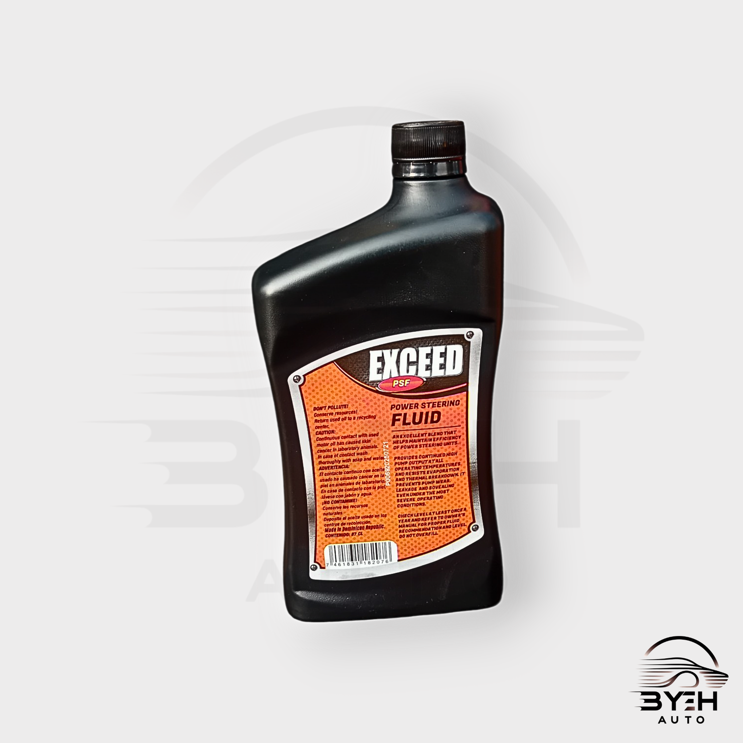 Exceed Power Steering Fluid