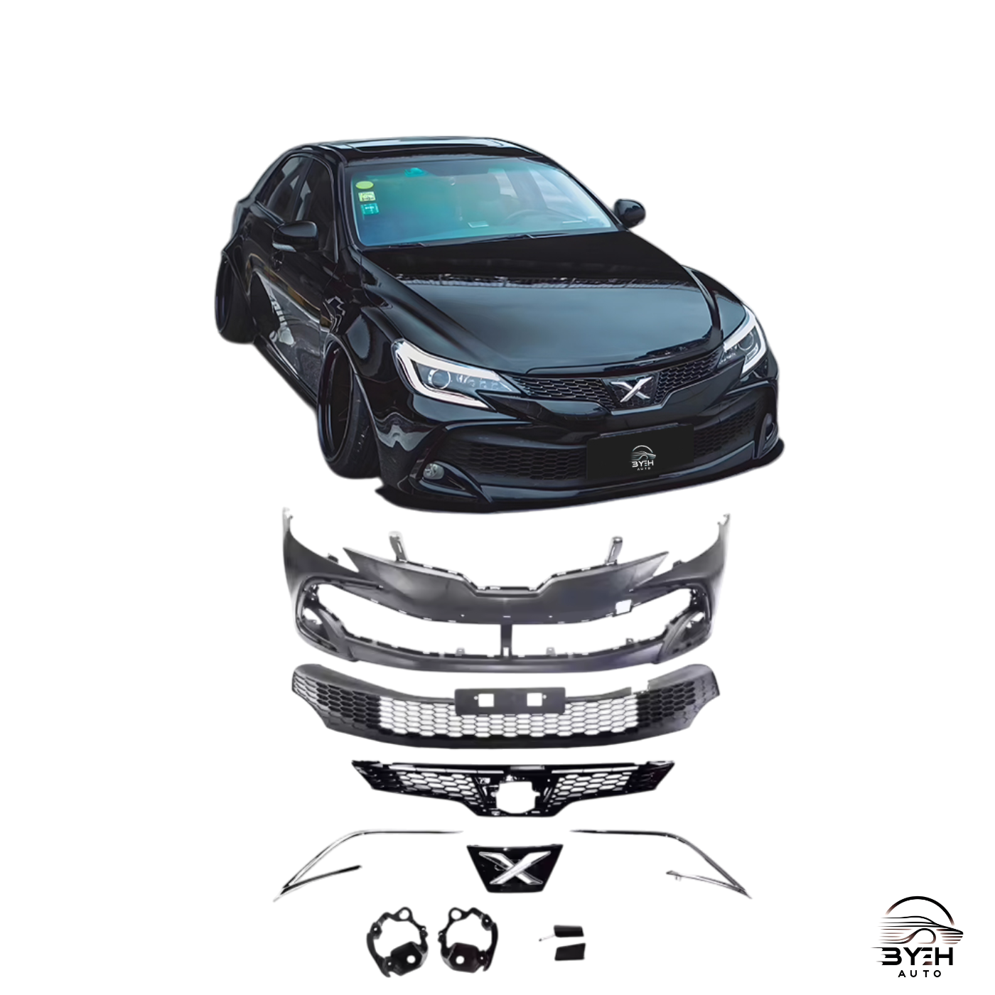 Toyota Mark X Predator Bumper 2013 - 2018