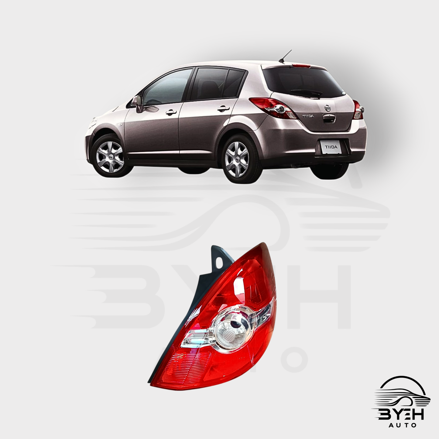 2008 – 2012 Nissan Tiida Hatchback (C11) Taillight