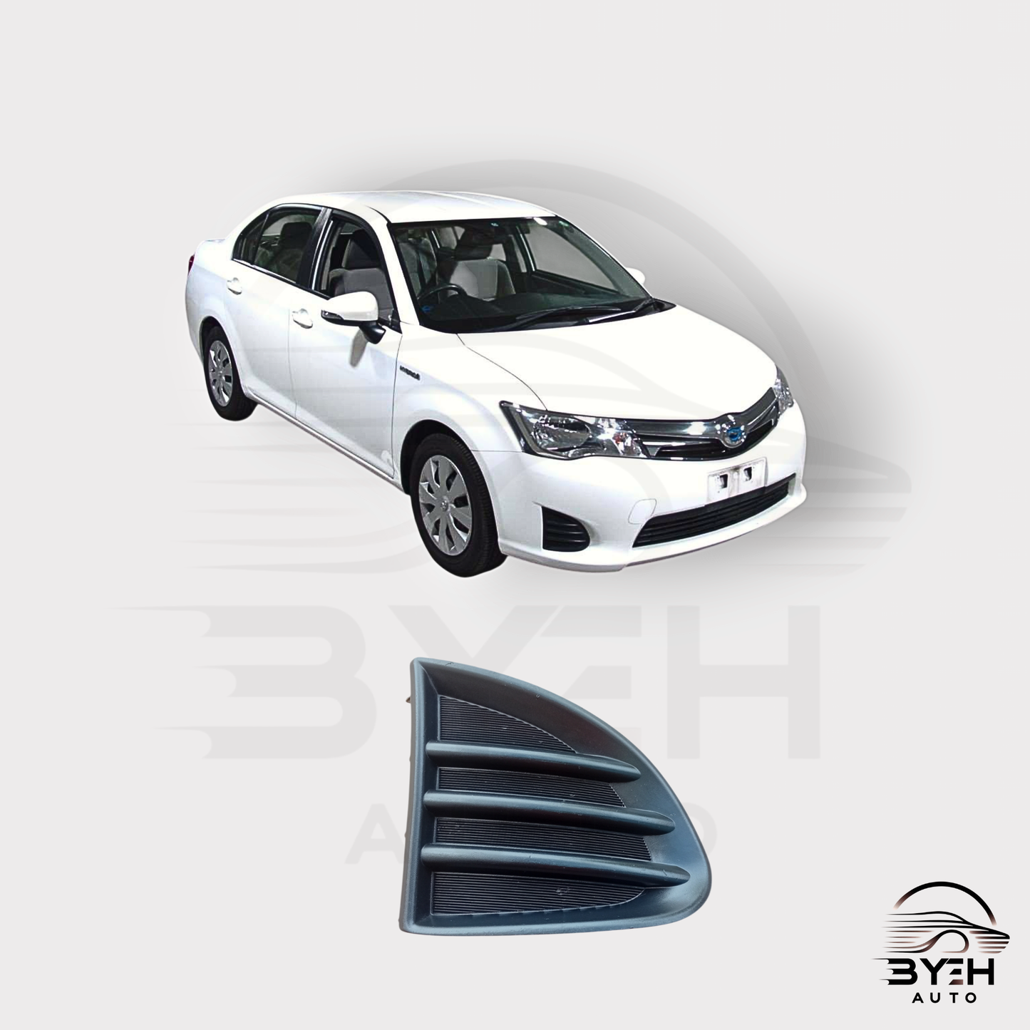 2012-2015 Toyota Corolla Axio/Fielder Front Bumper Hole Cover - Perfect Fit & Finish! 🚗💯