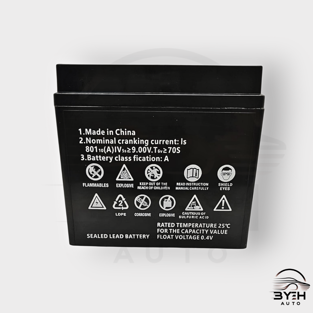 Motorcycle Battery 12N9-BS