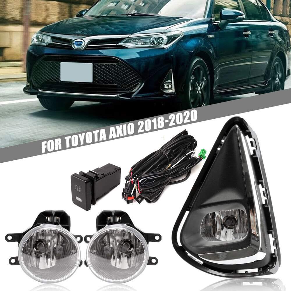 Toyota Corolla Axio 2018- 2020 Fog Light Driving Lamps Kit Full Set