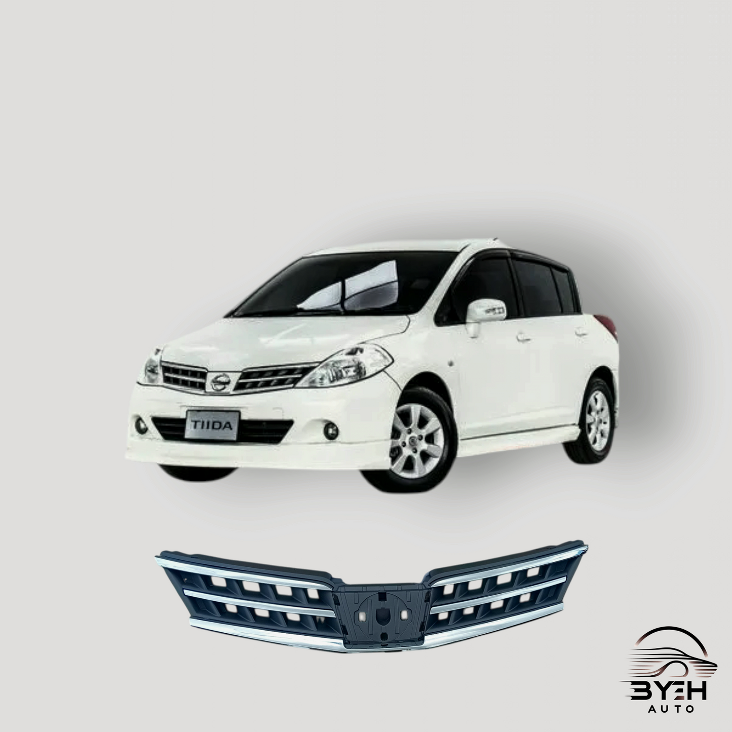2004-2012 Nissan Tiida C11 Front Bumper Gril