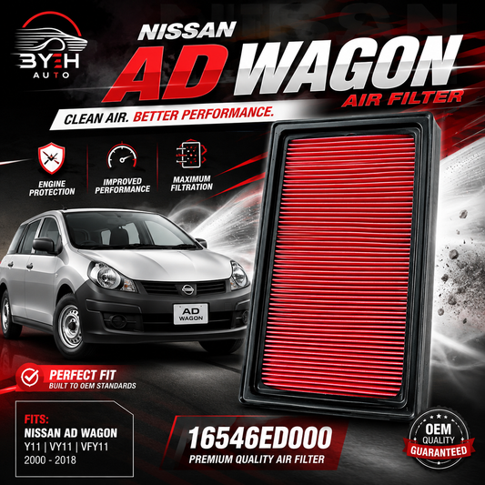 🚗 Nissan AD Wagon Air Filter – 16546-ED000