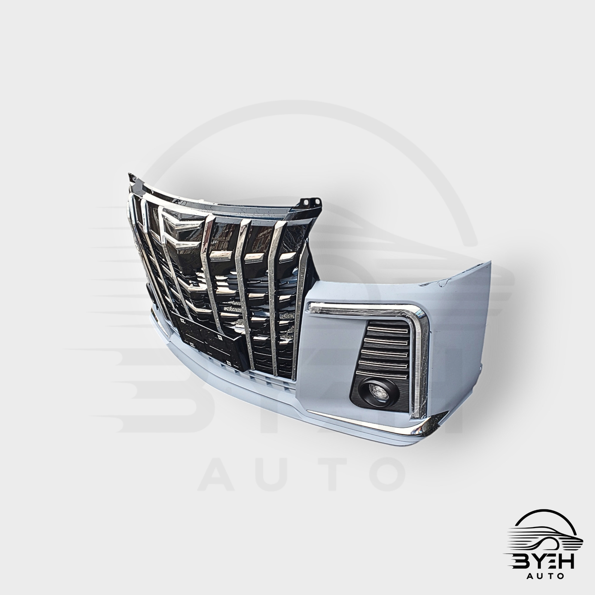 2004–2025 Toyota Hiace H200 Front Bumper – Alphard Style
